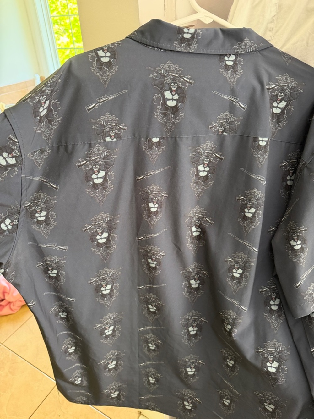Retro Rifle Harambe Button Down - Picture 3 of 3